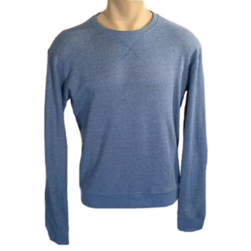 Jared Lang Sky Blue Crew Neck Sweatshirt XL